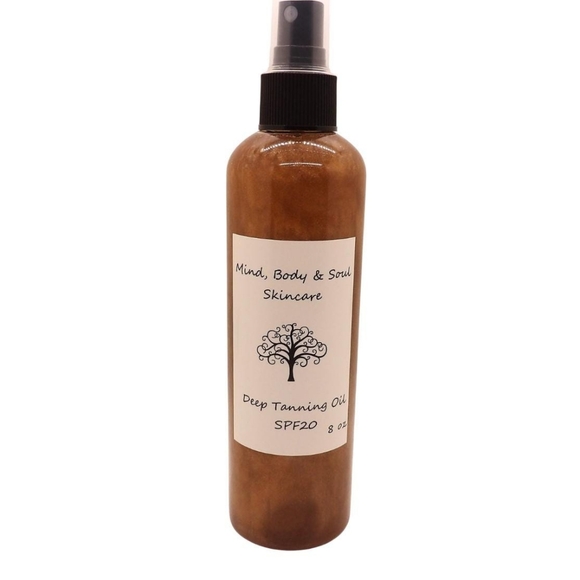 Deep Tanning Oil | Shimmering Oil, SPF 4/SPF 20, 8 oz - Picture 3 of 4